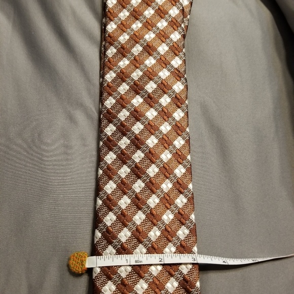 Tom Ford Other - Tom Ford Brown and Ivory Check Tie